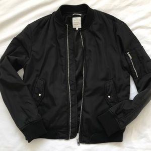 Zara Black Everyday Bomber